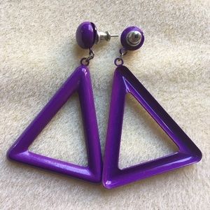 Vintage triangle earrings